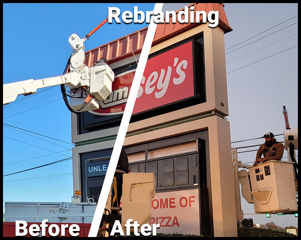 Sign Rebranding Sign Rebranding